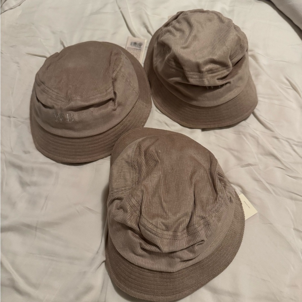 3 Will + Bear Bucket Hat Unisex Adult Size Large Perry Bone Beige Hemp NWT